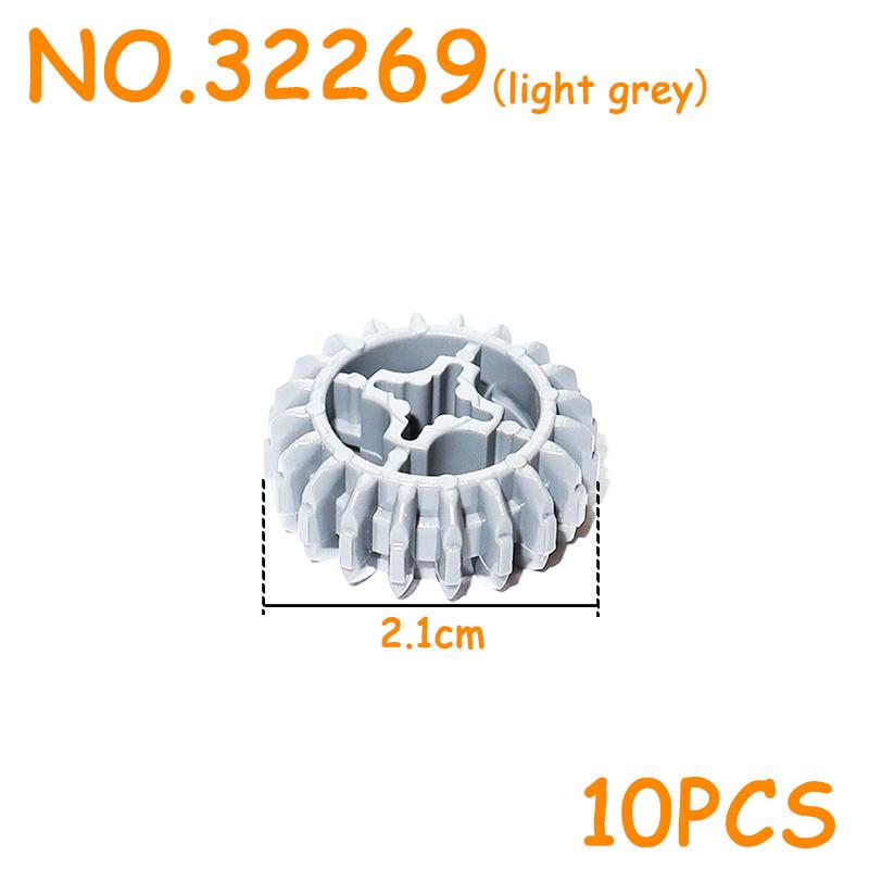 MOC Parts Gear Bulk Block Bricks 3649 3648 3647 10928 32498 32269 32270 32198 6589 4019 94925 3650 46372 Technical Brick Playset