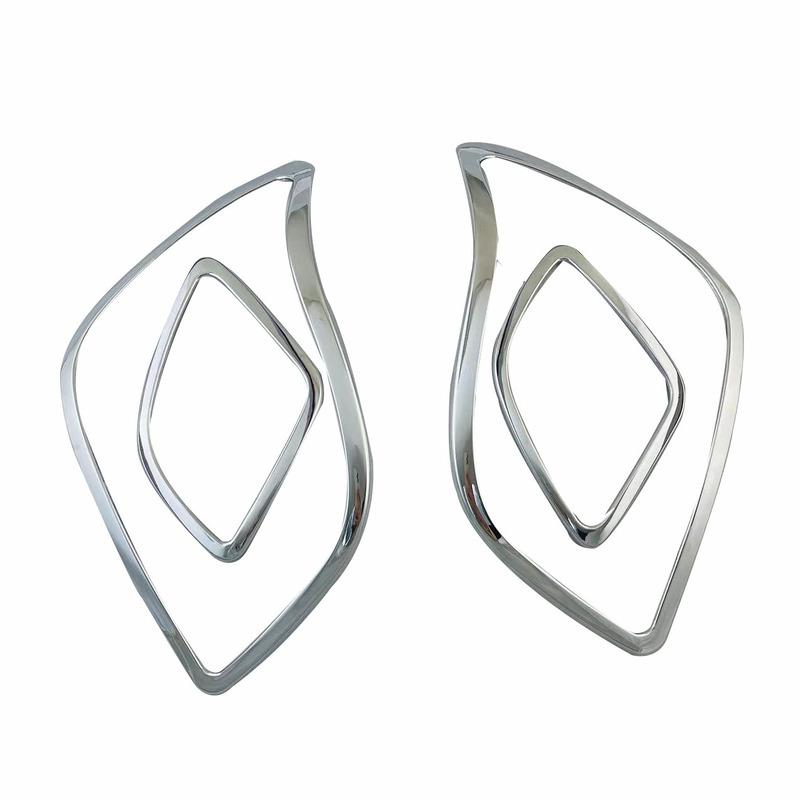 2PCS New ABS Chrome Car Accessories Plated Head Lamp Cover Trim Paste Style For Lexus LX470 470 1998 1999 2000 2001 2002 2003