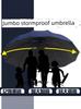 Extra-Large 12-Bone Folding Umbrella for Men and Women, Suitable for Three People, Reinforced for Both Sunny and Rainy Weather, Student Sun