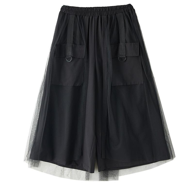 Plus Size Spring Summer Autumn High Waist Wide Leg Pants Women Loose Casual Trousers