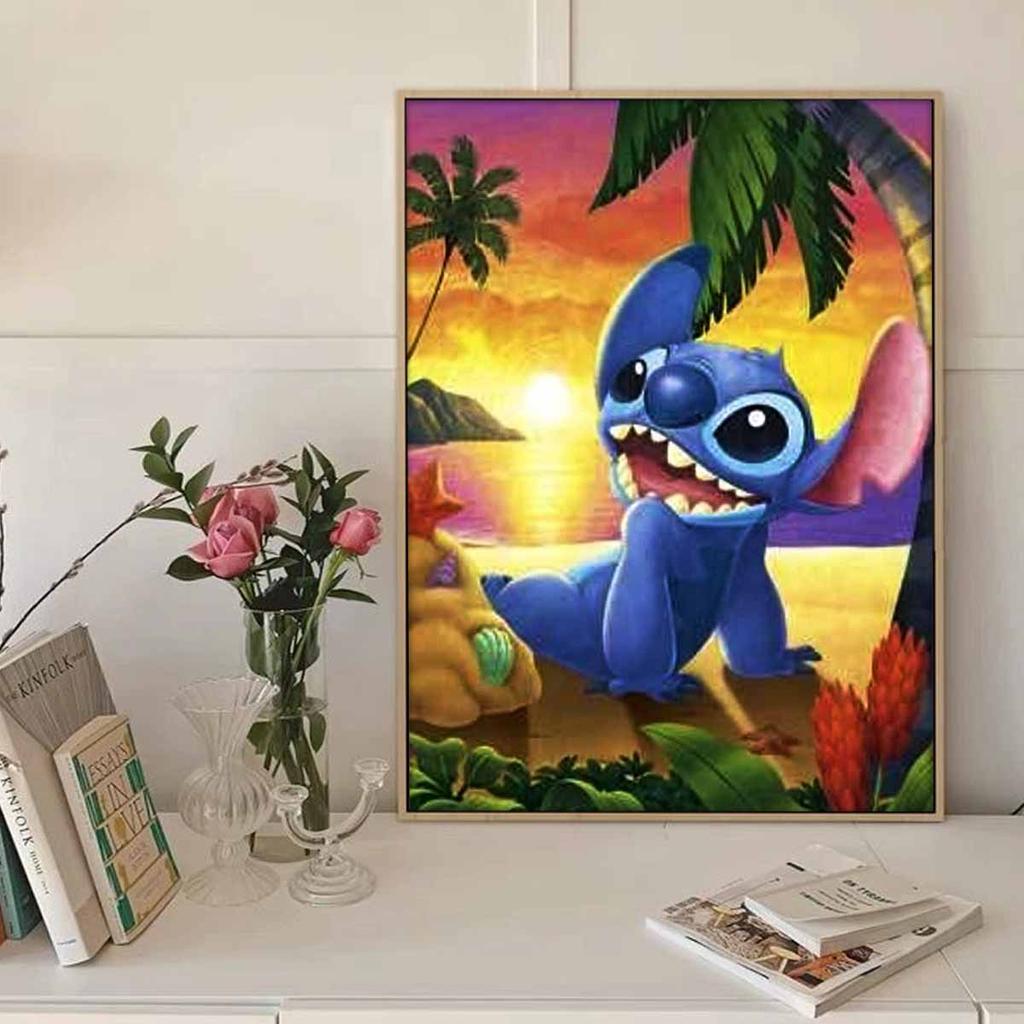 Full Round Diamond Painting Stitch on The Beach Art Rhinestone Picture Mosaic DIY 5D Cross Stitch Embroidery Home Decoration