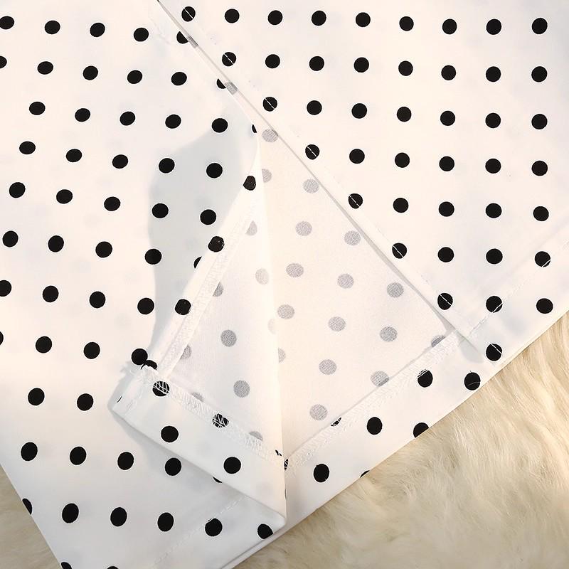 Polka Dot High-Waisted A-Line Skirt - Trendy Women's Mid-Length Autumn/Winter 2025 Collection