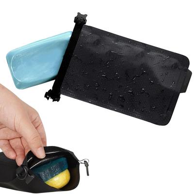 Soap Bar Case Dish Bathroom Sealed Waterproof Tableware Soap Holder Multi-functional Travel Storage Bag For Outdoor Travel