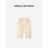 French Arielle De Pinto Girls' Embroidered Floral Casual Pants Autumn New Fashion Stylish Pants for Children