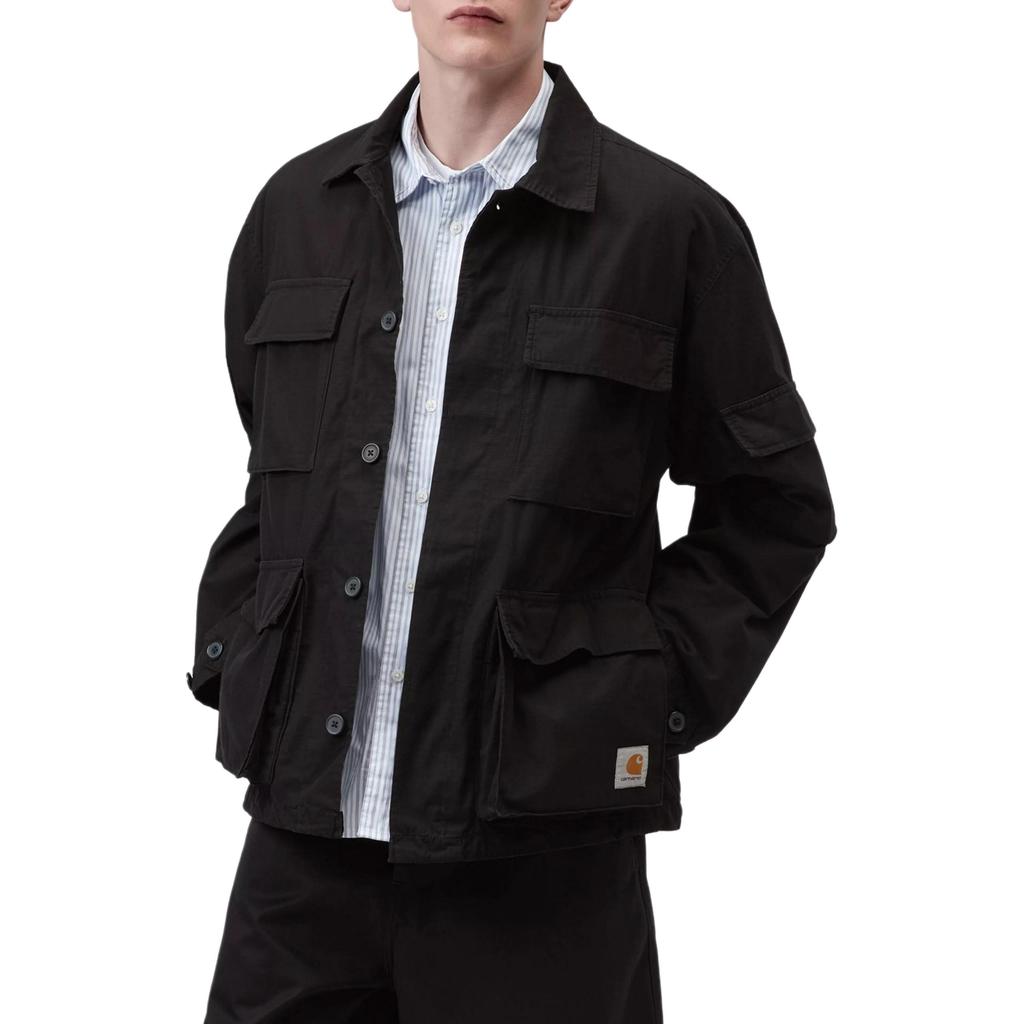 Carhartt WIP SS26 Mandelson Jacket With Flap Pocket And Button Closure Long Sleeve Jacket Unisex Jacket I036803-89-GD