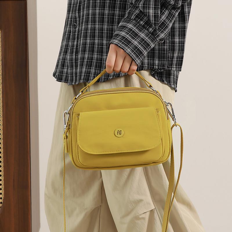 

Multifunctional Shoulder Bag Women s Crossbody Bag Multi-compartment Handbag темного кольору хакі