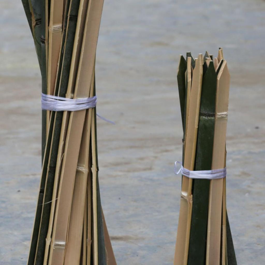 Bamboo Pointed Stakes for Surveying, Garden Layout, & Protective Fencing