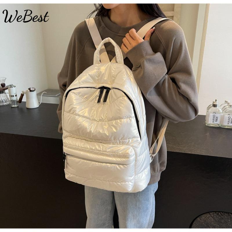 

Female Casual Versatile Space Cotton Backpack чорний