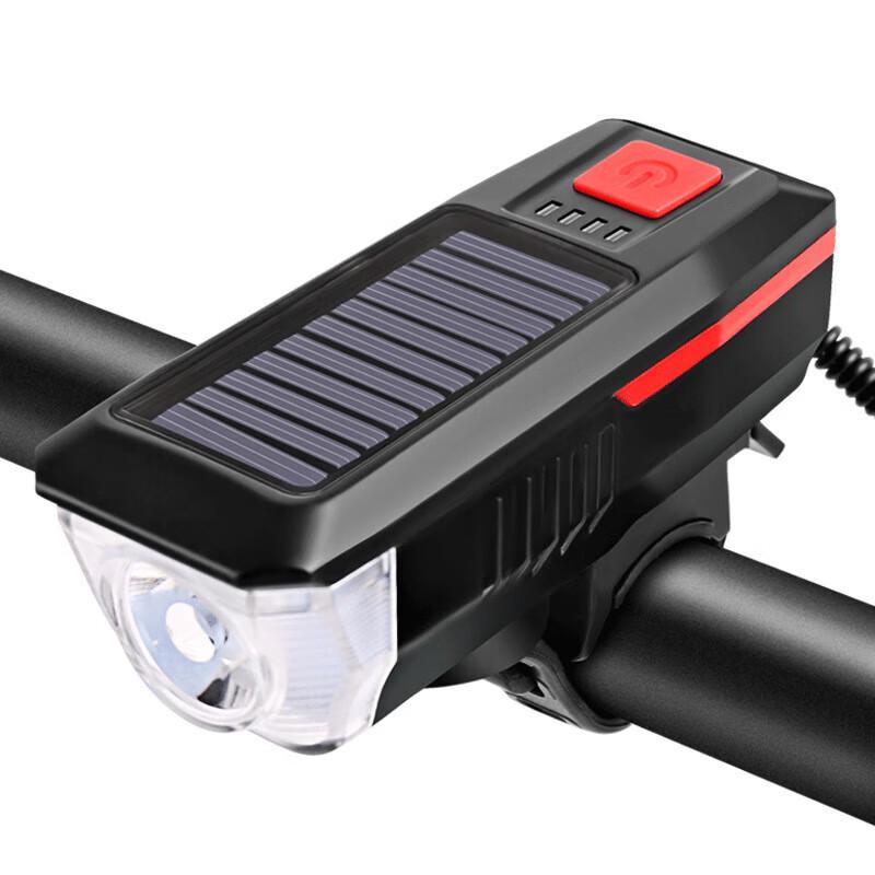 CNMF Solar USB LED Bike Headlight