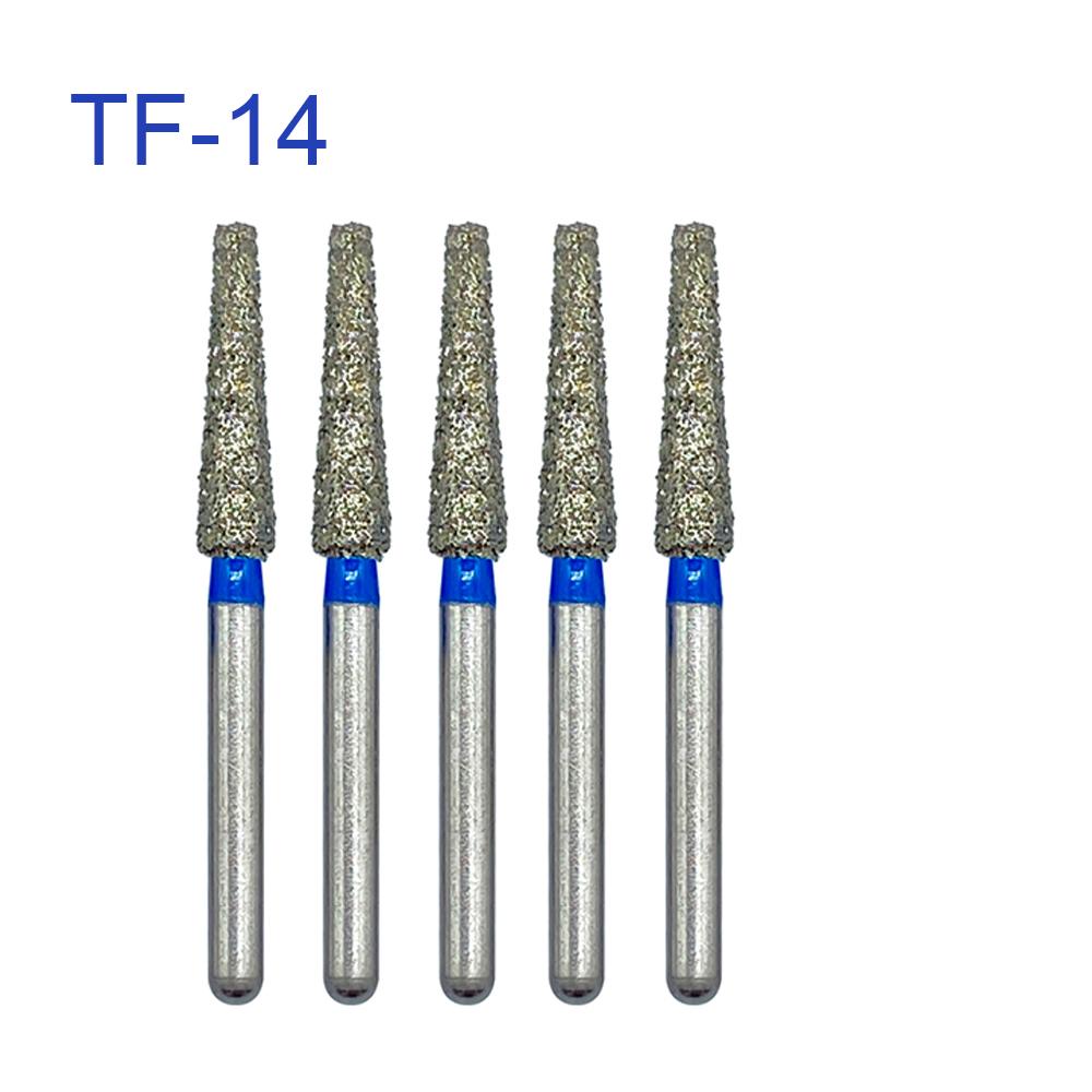 5Pcs/Pack, Jnsur Dental Diamond Burs Dental Drills For High Speed Handpiece Fg Dia 1.6Mm Dental Lab Technican Dentistry Material