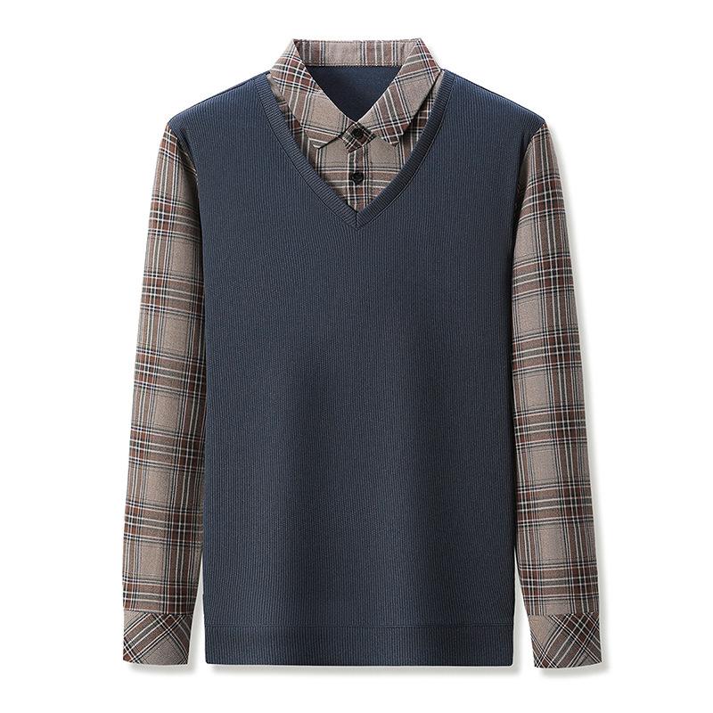 Одежда для папы среднего возраста Футболка с длинными рукавами — фото 4