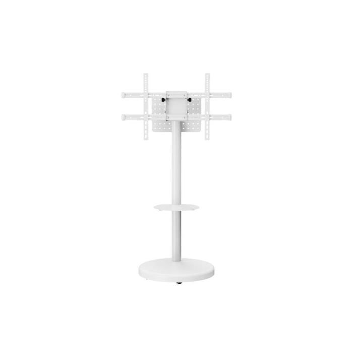 Support TV - EWENT - EW1550 - 2,18 M (86") - Tiltable - On Castors - White