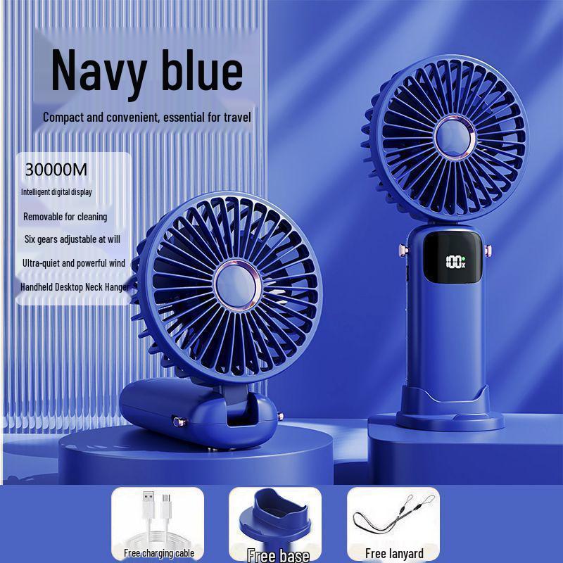 

Kafeila Silent Rechargeable Mini Handheld Desktop Fan for Students 4000mAh - Short Endurance