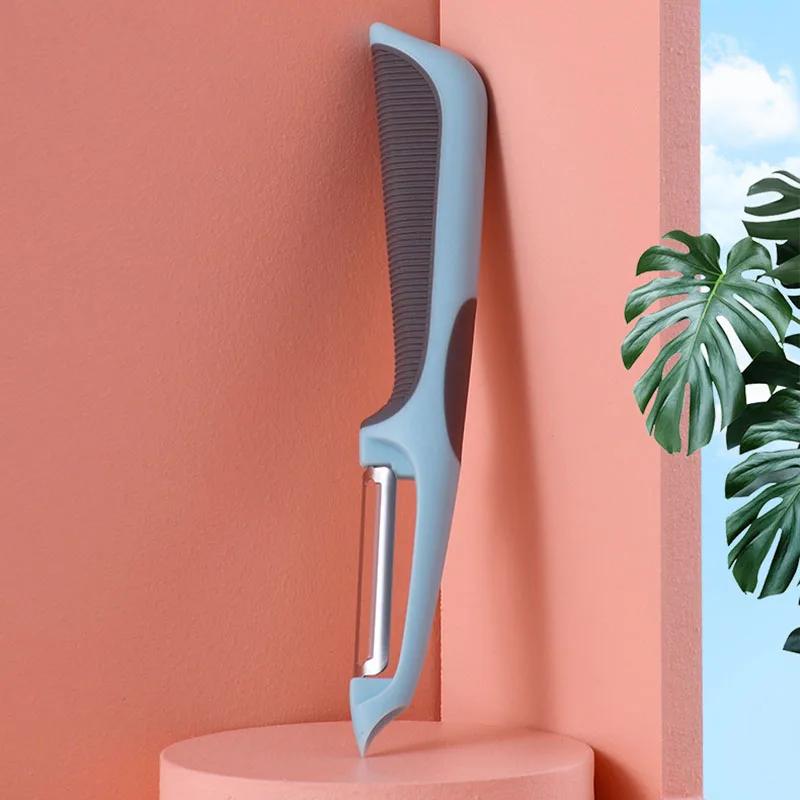 Anti Slip Handle Peeler, Peeler, Magic Tool, Melon, Potato, Fruit, Scraper, Kitchen Vegetable Tools Accessories