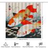 Vibrant Koi Fish Shower Curtain Modern Home Decor With Oriental Artistic Design