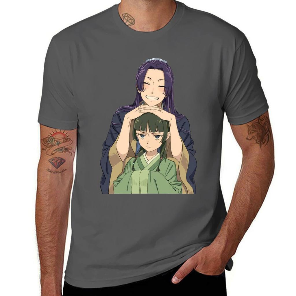 Kusuriya no Hitorigoto Cute Maomao and Jinshi TShirt Soft Durable Cotton TShirt