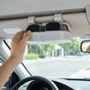 Dustproof Box Portable Sunglasses Holder Multifunction Sun Visor Lenses Case  Driving