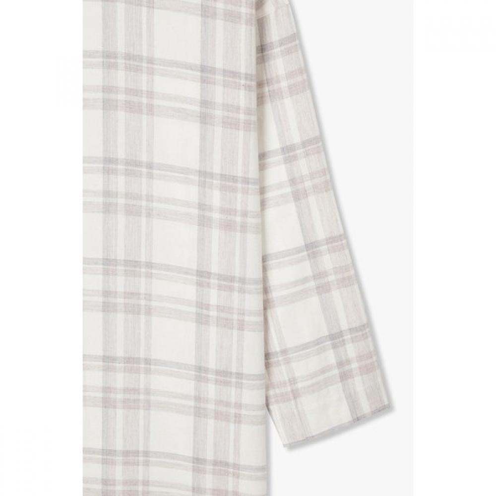 Emporio Armani Women S Check Pattern Logo Pocket Shirt dreSS  0825318501 