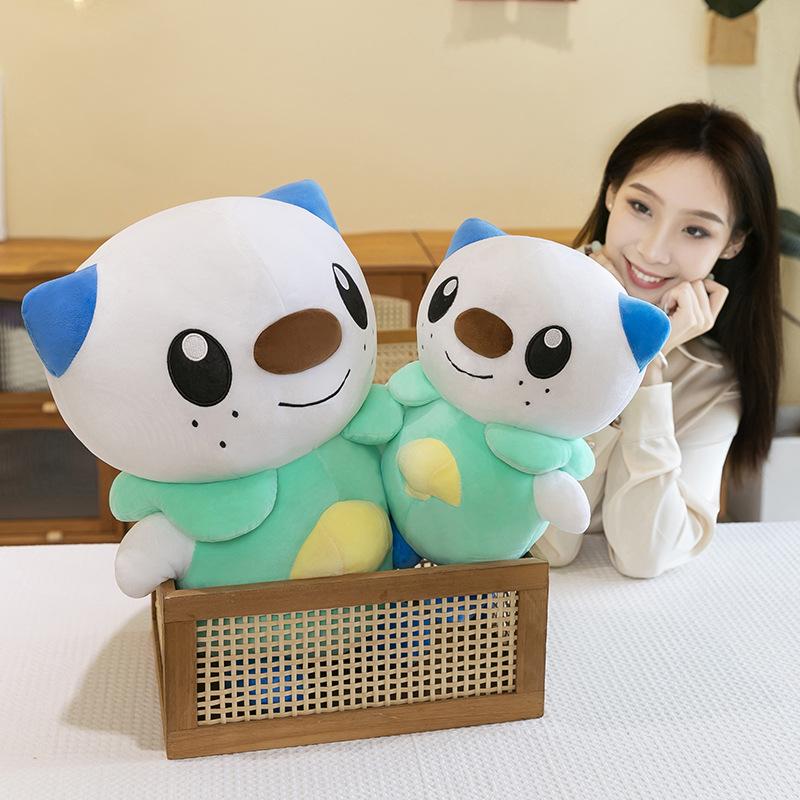 355060Cm Oshawott Plush Toy Cartoon Anime Doll Comfortable Soft Pillow Pokémon Plushie Stuffed Gift For Kids Christmas