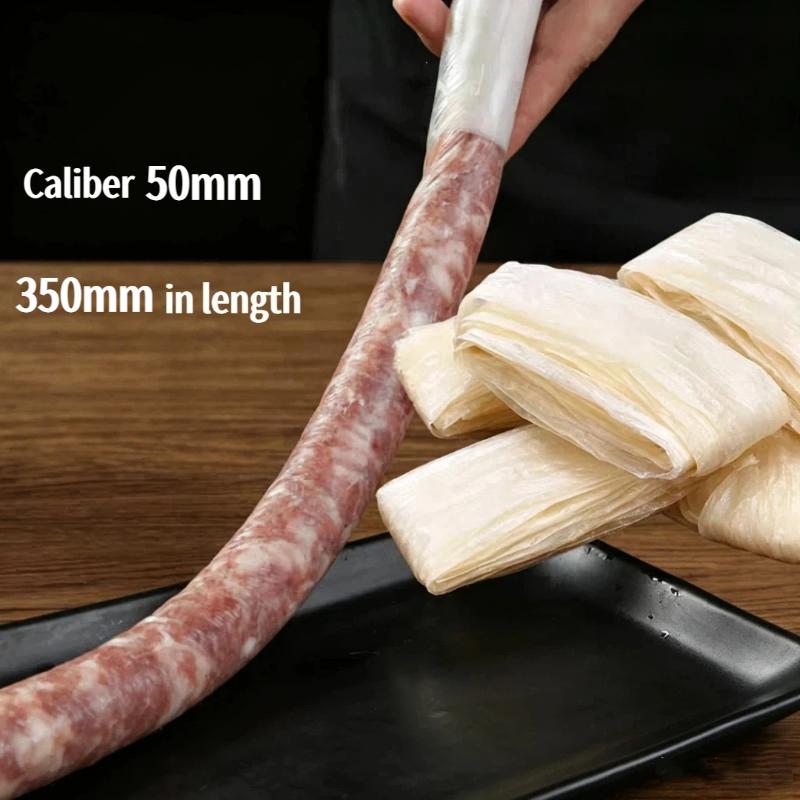 5CMx35CM dry sausage box, casing sleeve, making hot dog ham sausage salami sausage casing, kitchen tools