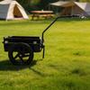 Cycle Trailer with Cargo Box Detachable Bike Utility for Camping