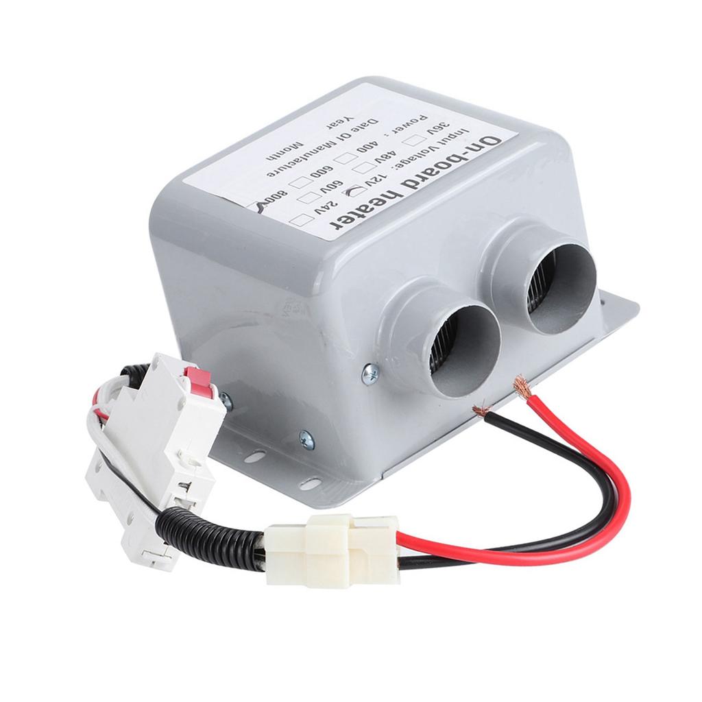 12V 800W Car Heater Windshield Glass Defroster Mist Eliminate 2 Air Outlet 5s Fast Heating for Car Lorry Truck Parking Heater