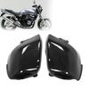 2 stk Karbonfiberstil ABS Forgassersidedeksel Erstatning for CB 400 CB400 VTEC 1999‑2007
