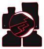 Velour Floor Mats with Red Edge For: BMW GT F07 FL GT (2013-2018)
