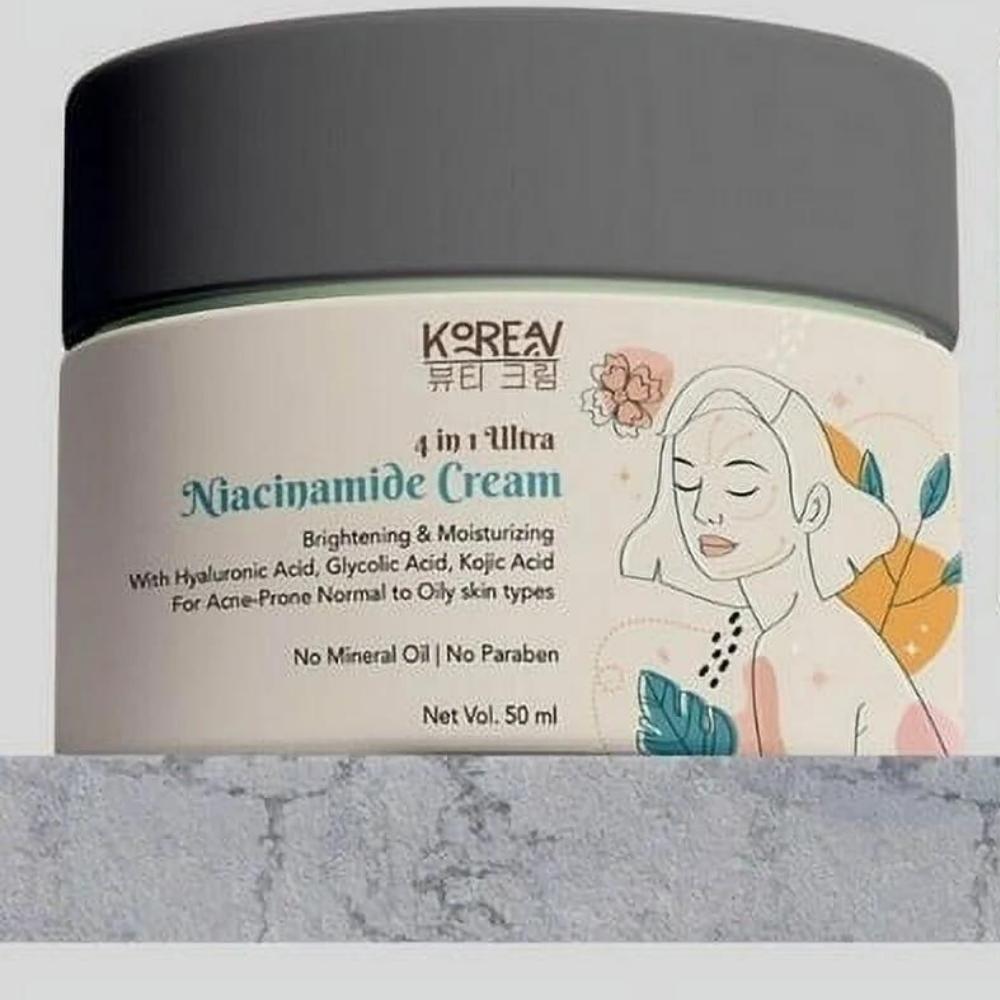 Niacinamide Moisturizing Face Cream 50ml – Daily Hydration Cream for Normal to Oily Skin 50ml белый