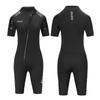 3mm Womens Shorty Wetsuit Snorkeling Diving Surfing Warmth UV Protection Chloroprene Neoprene Full Body Suit