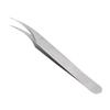 Stainless Steel Curved Tip Nail Art Tweezers Precision Cosmetic Tweezers  For Lash Extensions