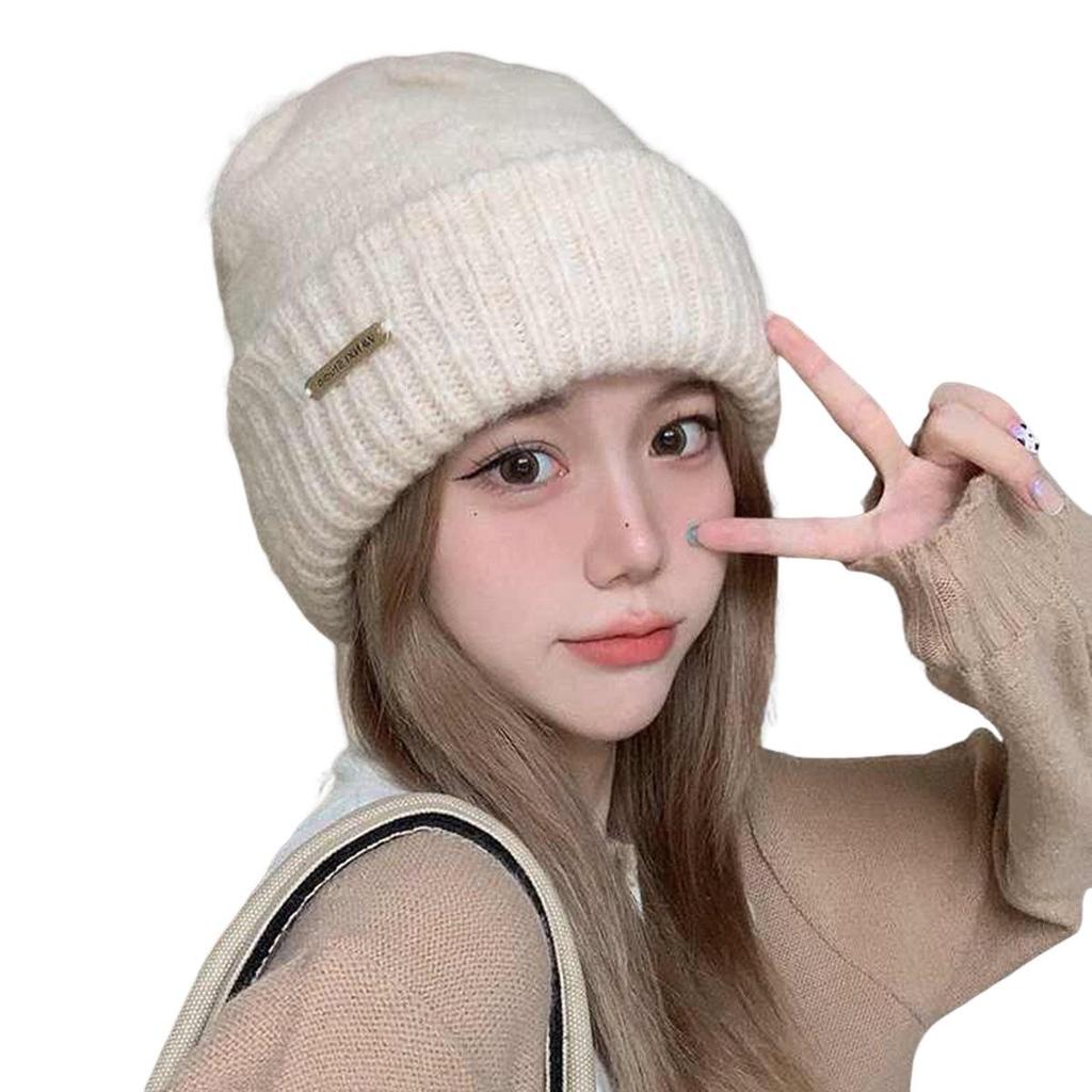 2025 Women's Winter Slouchy Knit Beanie - Extra Large, Face-Flattering with Loose Ear Protection