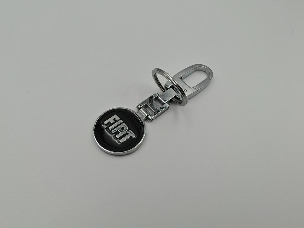 1 STK FIAT Abzeichen Schlüsselanhänger Anhänger Autoschlüsselanhänger Zubehör FÜR FIAT 500 Ducato Panda Grande Punto Tipo Abarth Pulse Strada 600 Doblo
