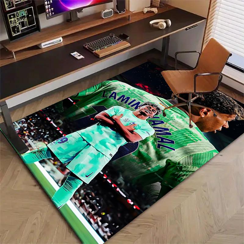 Jamal (5)Bedruckter Teppich für Schlafzimmer Wohnzimmer Heimdekoration Teppiche Matte Rutschfeste Matte Teppich für das Bett