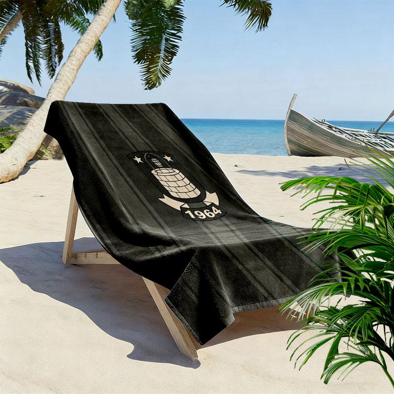 Brøndby IF LOGO Print Beach Towel, Large Soft Quick Dry Towel for Beach Camping Swimming