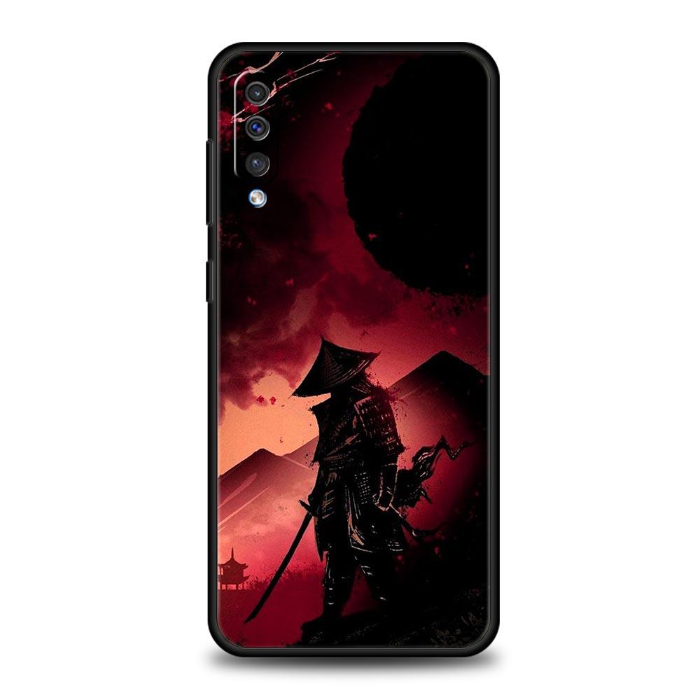 Painting Japan Samurai Art Phone Case for Samsung A52 5G A12 A70 A50 A40 A20s A30 A10s A20e A10 A22 A72 A32 A02 A42 A04S Cover