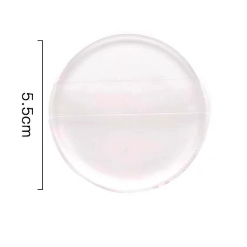 Silicone Makeup Sponge Transparent Makeup Foundation Sponge Non-Absorbing Water-Based Crystal Jelly Bb Cushion Puff