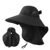 Unisex Fisherman Hat Neck Flap Bucket Hat For Girls Versatile Fashion Neck Flap Hat Bucket Hat Multiple Color