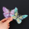 10Pcs 3D Hollow Colorful Butterfly Wall Stickers Pet Waterproof Decorative Stickers For Scrapbooking Diy Home Wall Journal