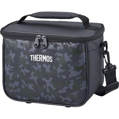 THERMOS Cooler Insulated Soft Black Bag, Cooler, 5L, REI-0052 BK-C, (Black/FF)