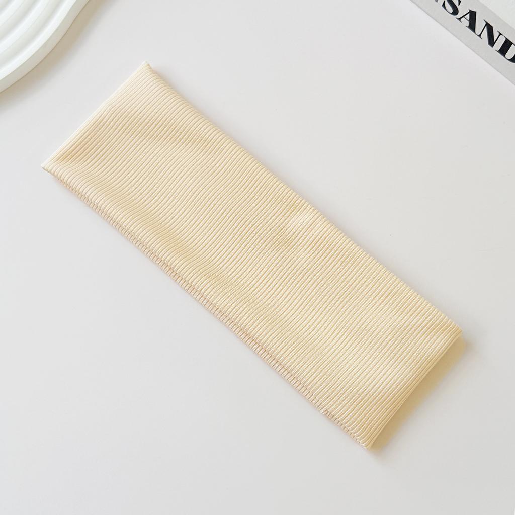 Threaded Hair Band Sports Yoga Sweat-absorbent Wide Headscarf Hair Band Female Joker Elastic Solid Color Headband Headdress