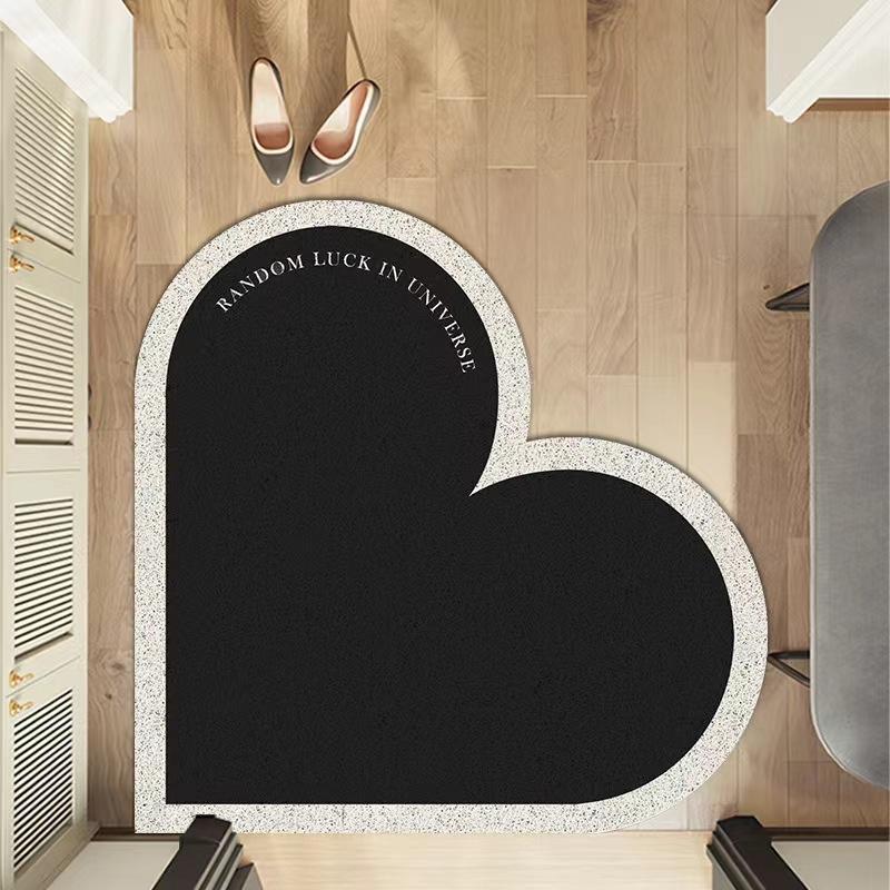 Moderní Jednoduchá Vstupní Rohožka Dveřní Dveřní Škrábací Rohožka na Nečistoty Snadná Údržba Odolná proti Opotřebení Protiskluzová Hedvábná Rohožka