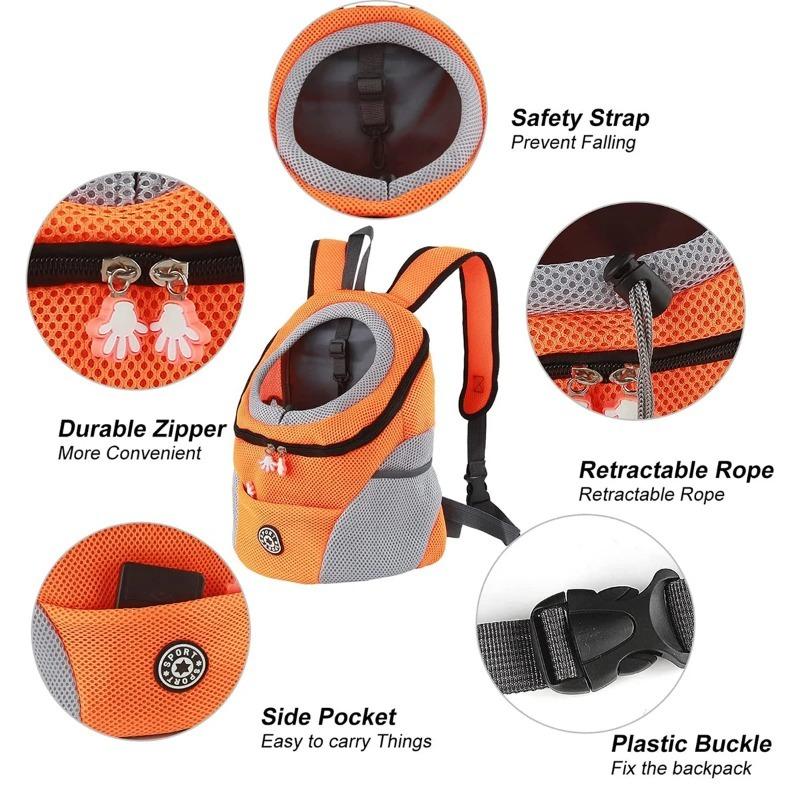 Sac Portable d'Extérieur pour Animaux de Compagnie à Double Épaule Pour Chiens Voyage Respirant Sac pour Chien Sac de Transport d'Extérieur pour Chien Fournitures de Transport d'Animaux de Compagnie