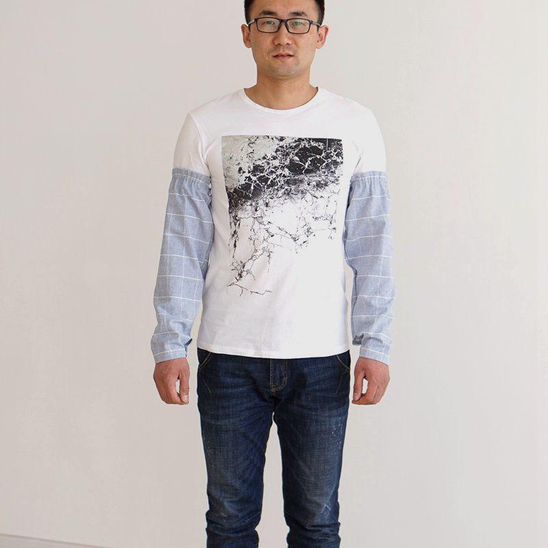 

Loose Version Summer Long Thin Pure Cotton Sun Protection Oversleeve Men plus Fat People Outdoor Cycling Arm Sleeve Oversleeve Light Blue XL