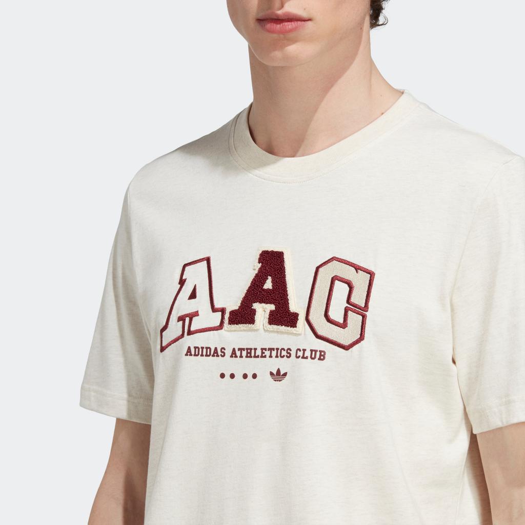 Adidas Alphabet Print Sports Short Sleeve T-Shirt Men Tops White IC8401