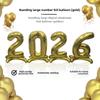 Standing 2026 Number Foil Balloons 32in Navidad 2026 Eve Party Decoration New Year Party Supplies Christmas Decorations