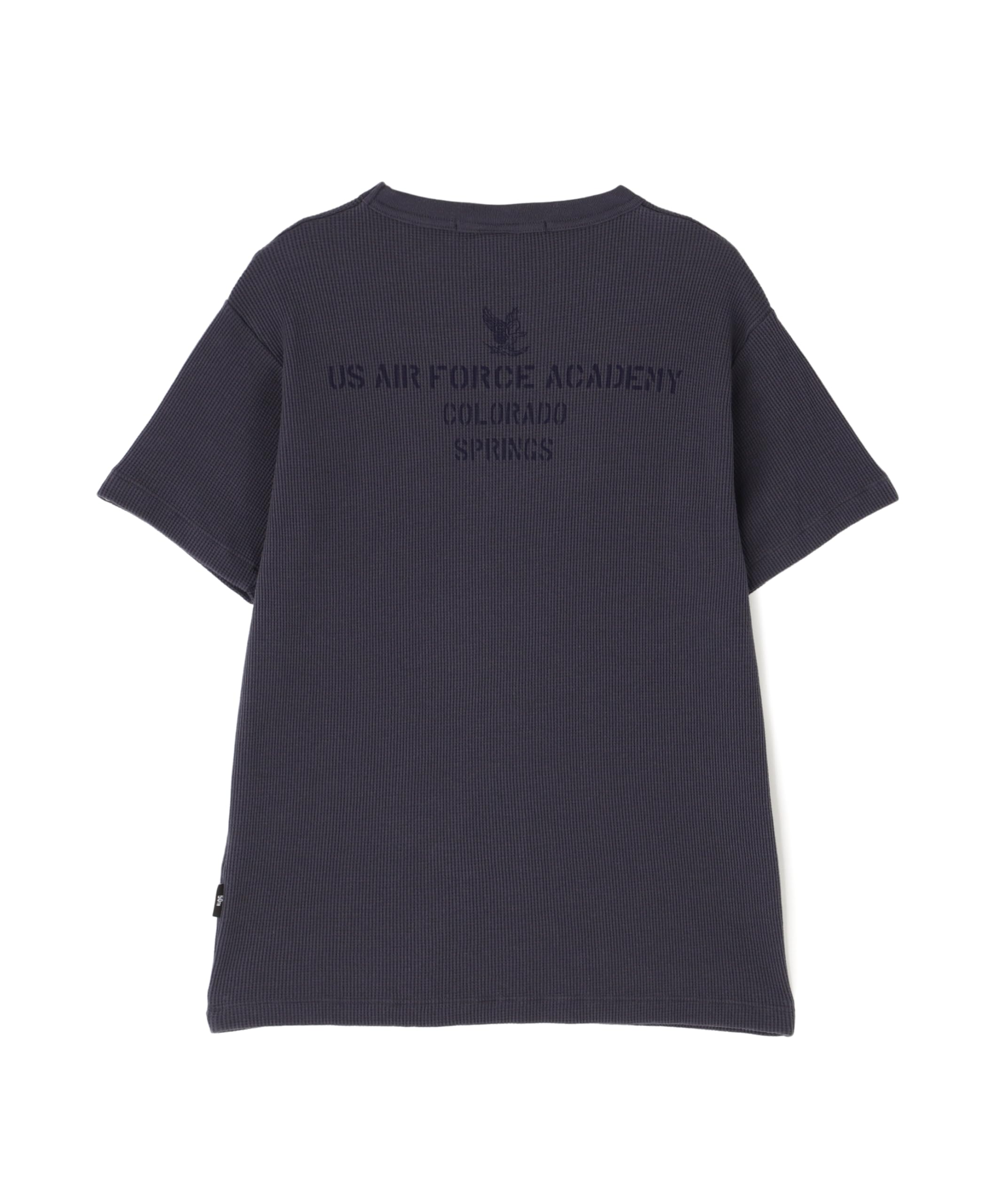 

AVIREX МИНИ ВАФЕЛЬНАЯ ФУТБОЛКА с коротким рукавом, мужская футболка, маленькая, 410, угольный, 783-5134021