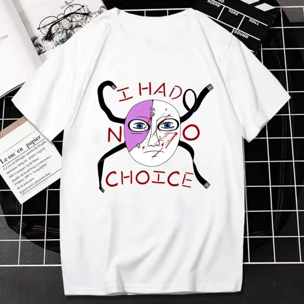 Sally Face TShirt  Horror Game Print T Shirt Kawaii Harajuku Anime Clothes Women Men Fashion Casual Tee Hiphop Gothic Streetwear