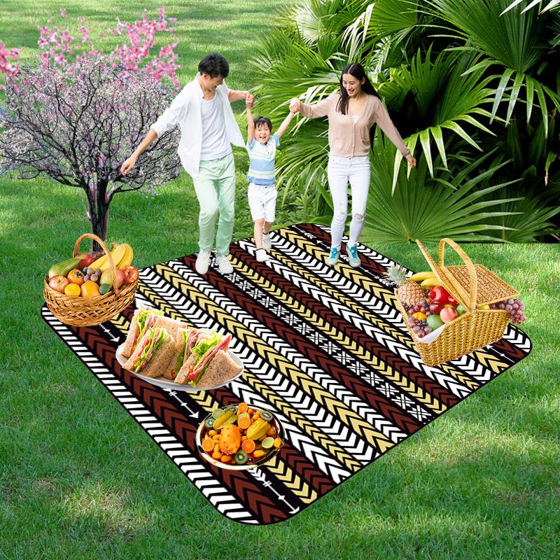 Picnic Blankets Extra Large, Waterproof Foldable Outdoor Beach Blanket,3-Layer Picnic Mat for Camping, Hiking, Travel, Park, Concerts