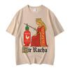 T-shirt Meme Divertente Sir Racha Uomo Donna Abbigliamento Moda Y2k T-shirt a Maniche Corte Estiva Cotone di Alta Qualità T-shirt Oversize